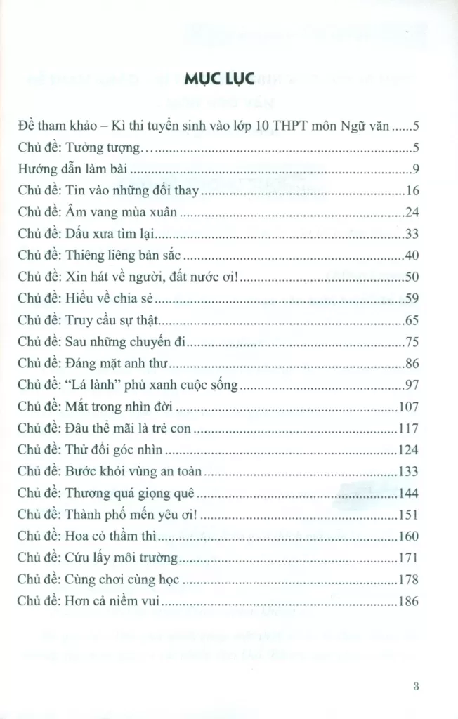 BỘ ĐỀ ÔN THI TUYỂN SINH LỚP 10 MÔN NGỮ VĂN (Theo cấu trúc đề thi của TP. Hồ Chí Minh)